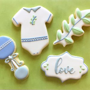 My Nana's Cookies - Blue ~Greenery Baby