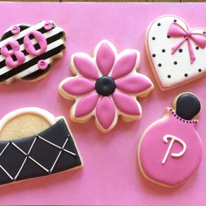 My Nana's Cookies - Pink/Black 80th B-day