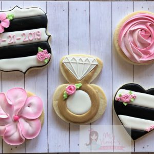 My Nana's Cookies - Pink ~ White ~ Black Wedding