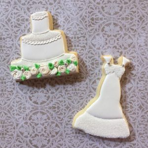 My Nana's Cookies - Wedding Cake ~ Gown ~ Glitter