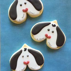 My Nana's Cookies - “I Ruff You” Heart Dog