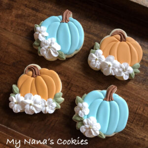 My Nana's Cookies - Flowered Pumpkins