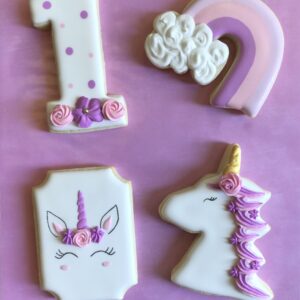 My Nana's Cookies - Pink/Purple Rainbow Unicorn