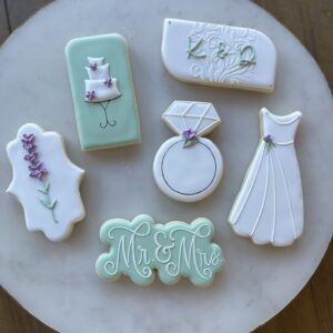 My Nana's Cookies - Green and Lavender Bridal